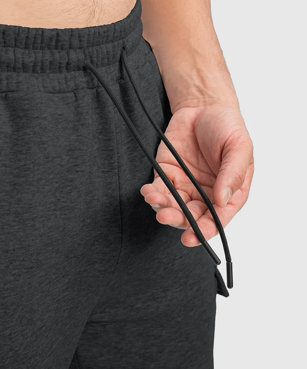 Men's Cotton Polyester Fleece Wide Leg Sweatpants