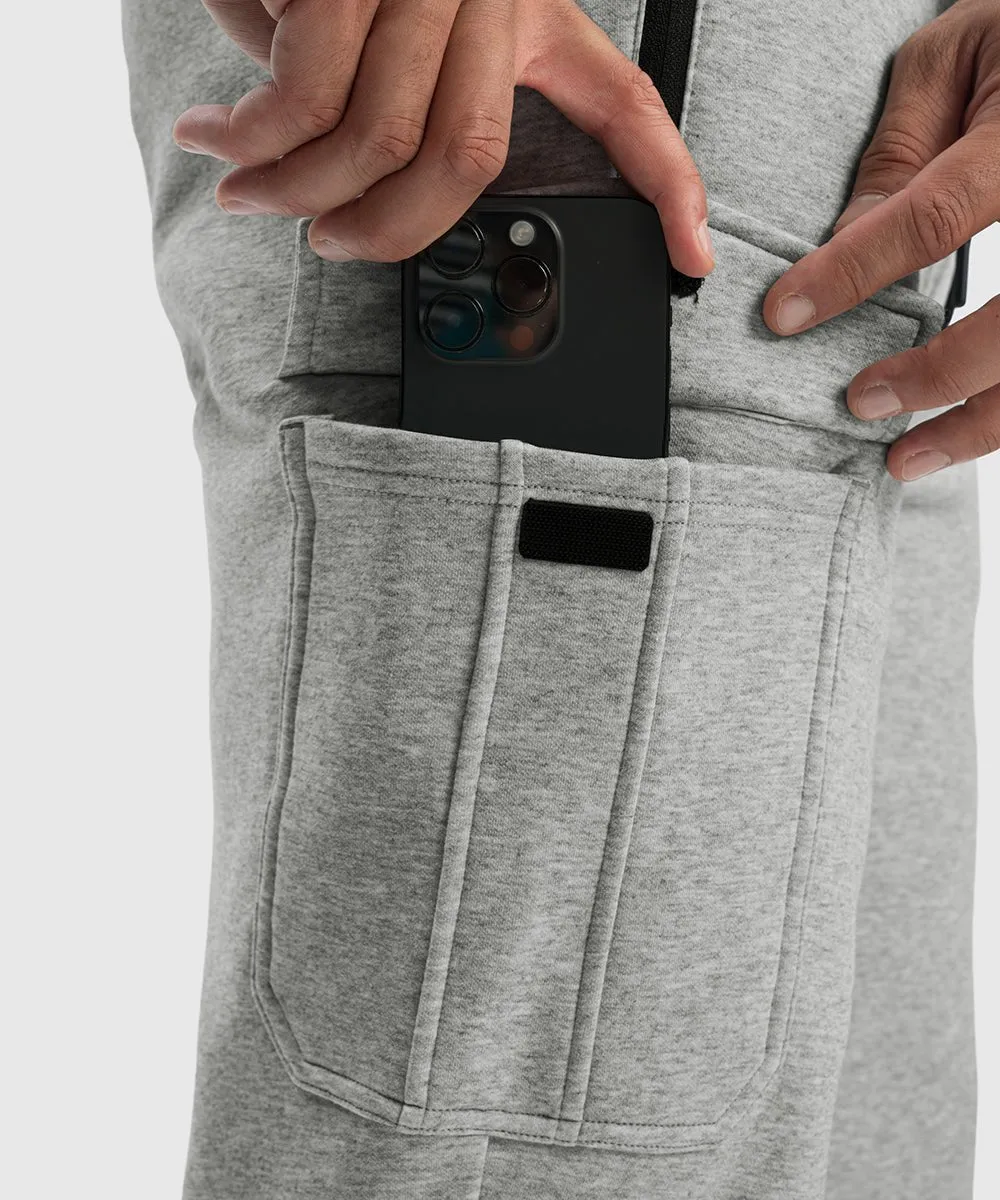 Men's Cotton Polyester Fleece Wide Leg Sweatpants