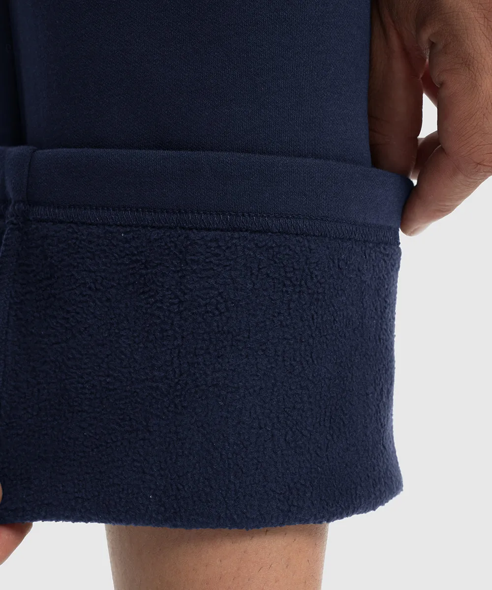 Men's Cotton Polyester Fleece Wide Leg Sweatpants