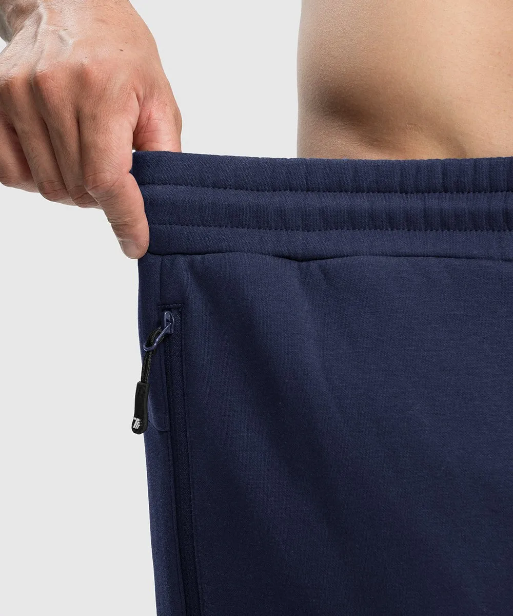 Men's Cotton Polyester Fleece Wide Leg Sweatpants