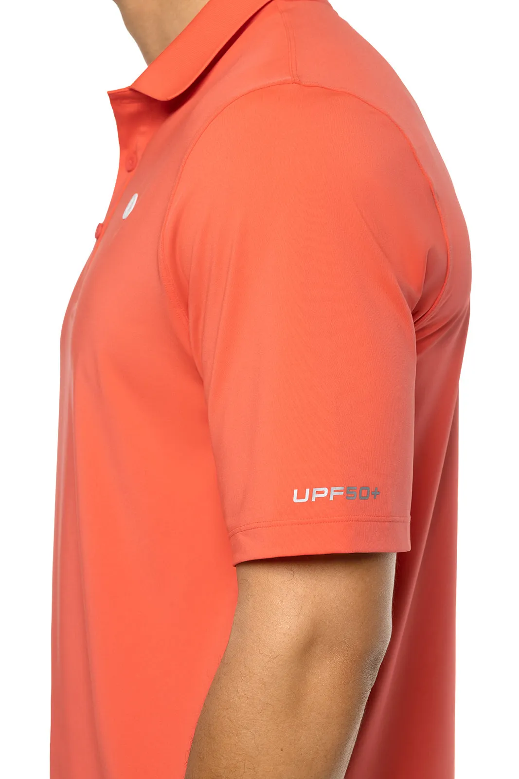 Men's Erodym Short Sleeve Golf Polo  |  Vivid Coral