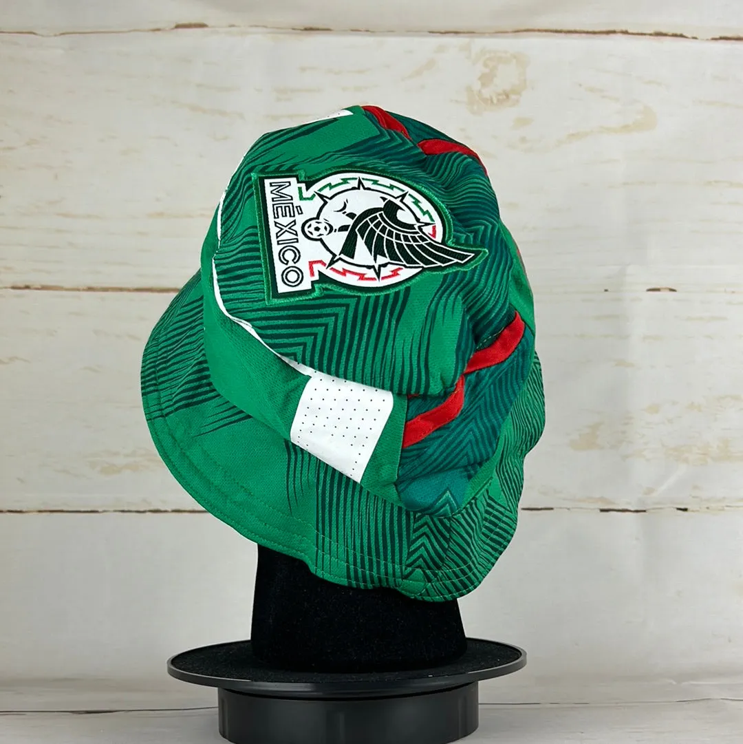 Mexico 2022 Upcycled Home Shirt Bucket Hat