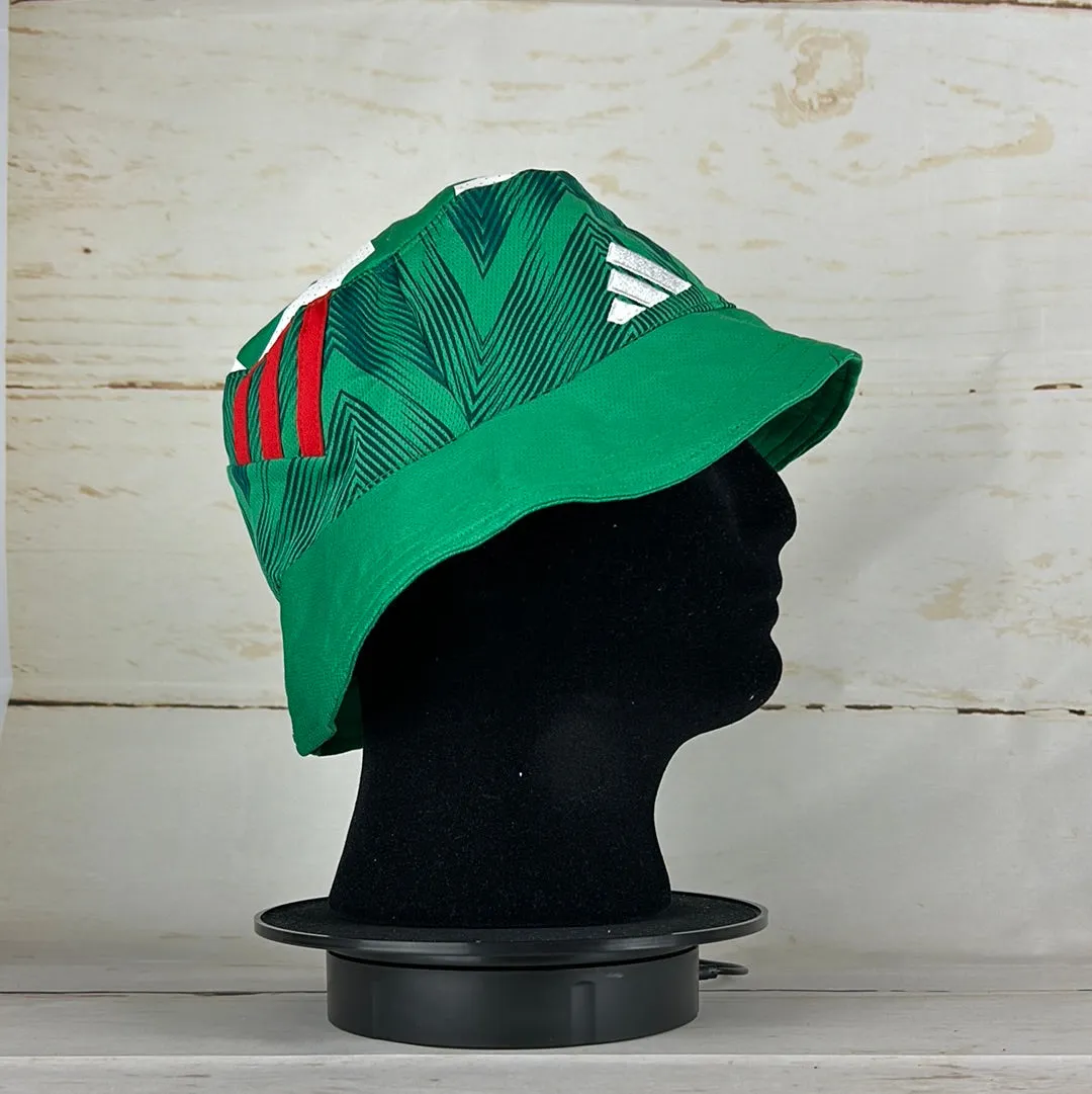 Mexico 2022 Upcycled Home Shirt Bucket Hat