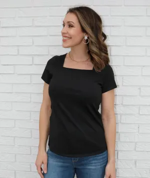 MILA tee in Black