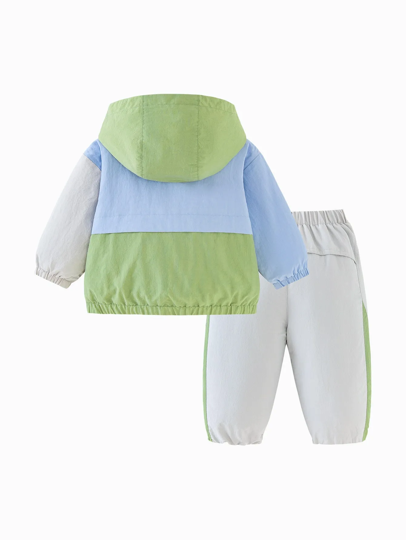 minibala Baby Unisex Comfortable hooded top and trousers two-piece suit New spring product