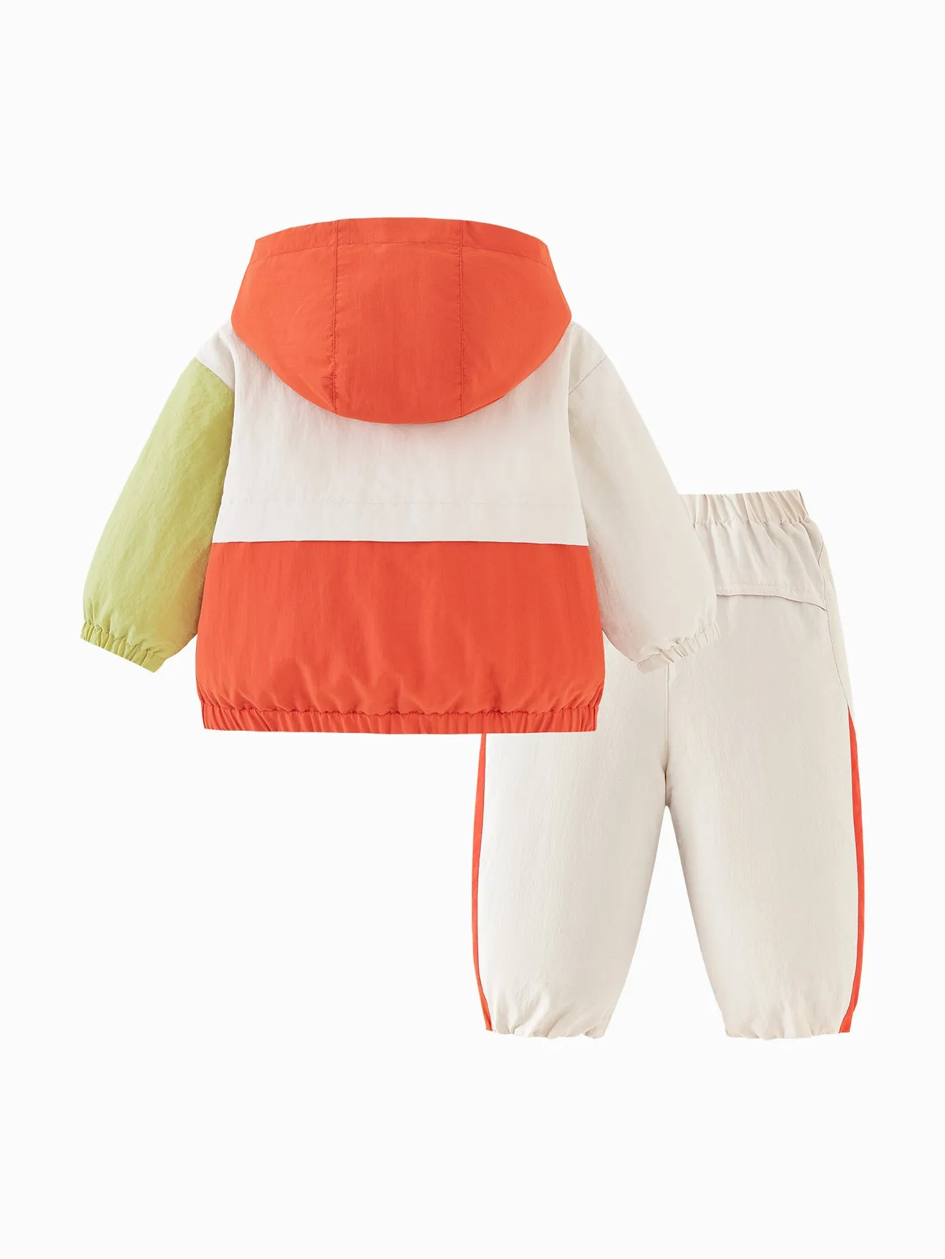 minibala Baby Unisex Comfortable hooded top and trousers two-piece suit New spring product