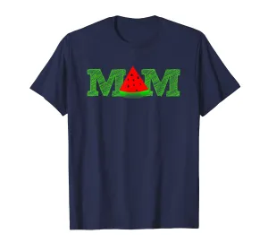 Mom Watermelon Funny Summer Fruit T-Shirt Mother Day