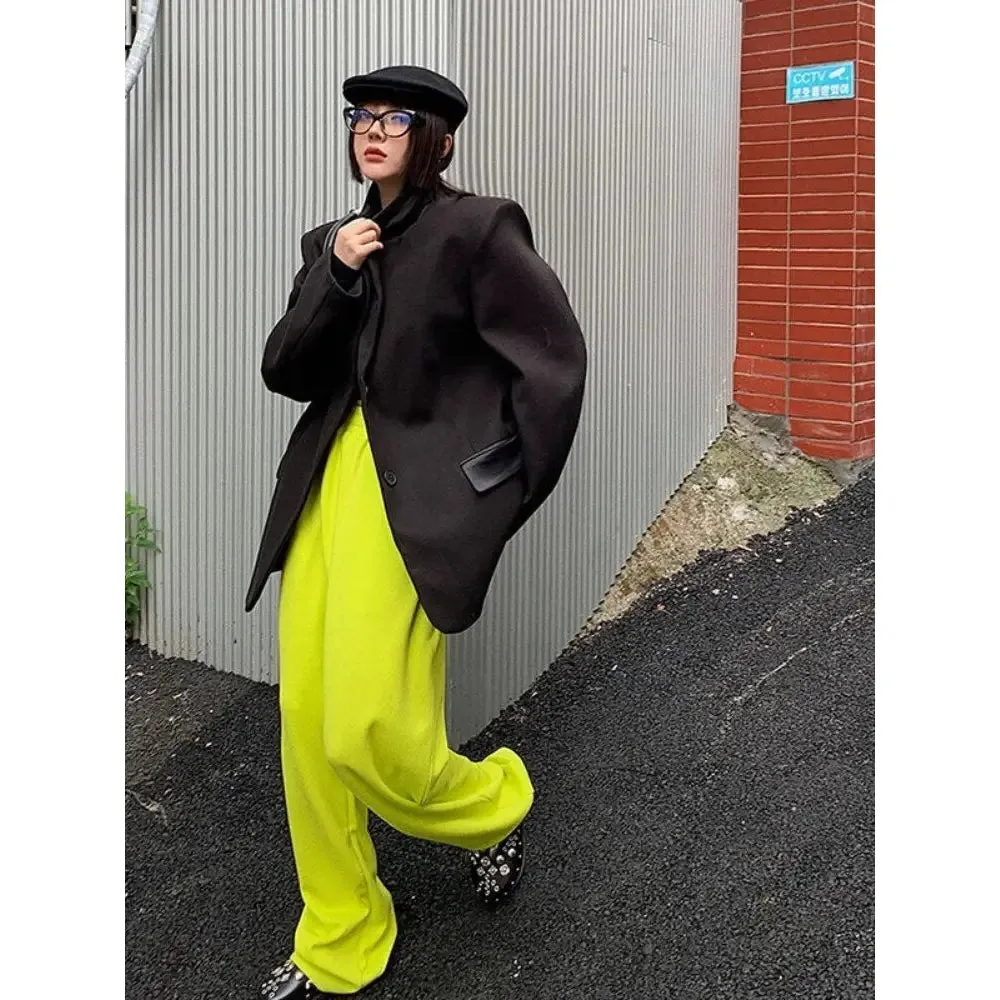 Neon Yellow Pants