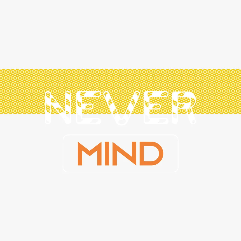 Never mind printed Organic Cotton Half Sleeve Men's T-Shirt