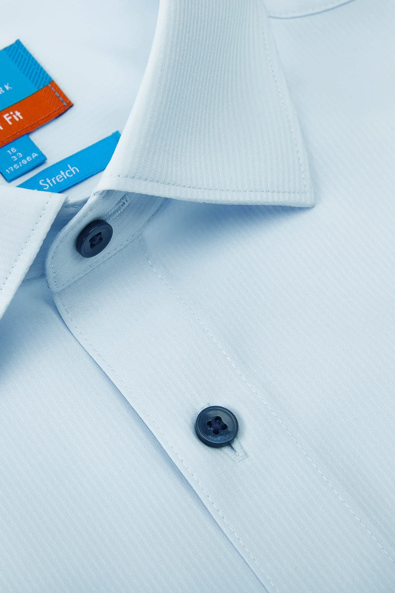 Non-Iron Dry Smart Fit Texture Stripe Shirt