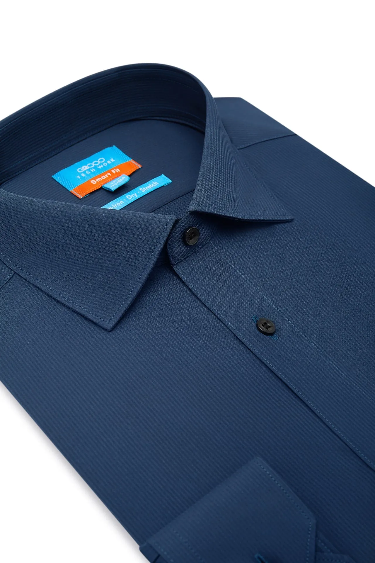 Non-Iron Dry Smart Fit Texture Stripe Shirt