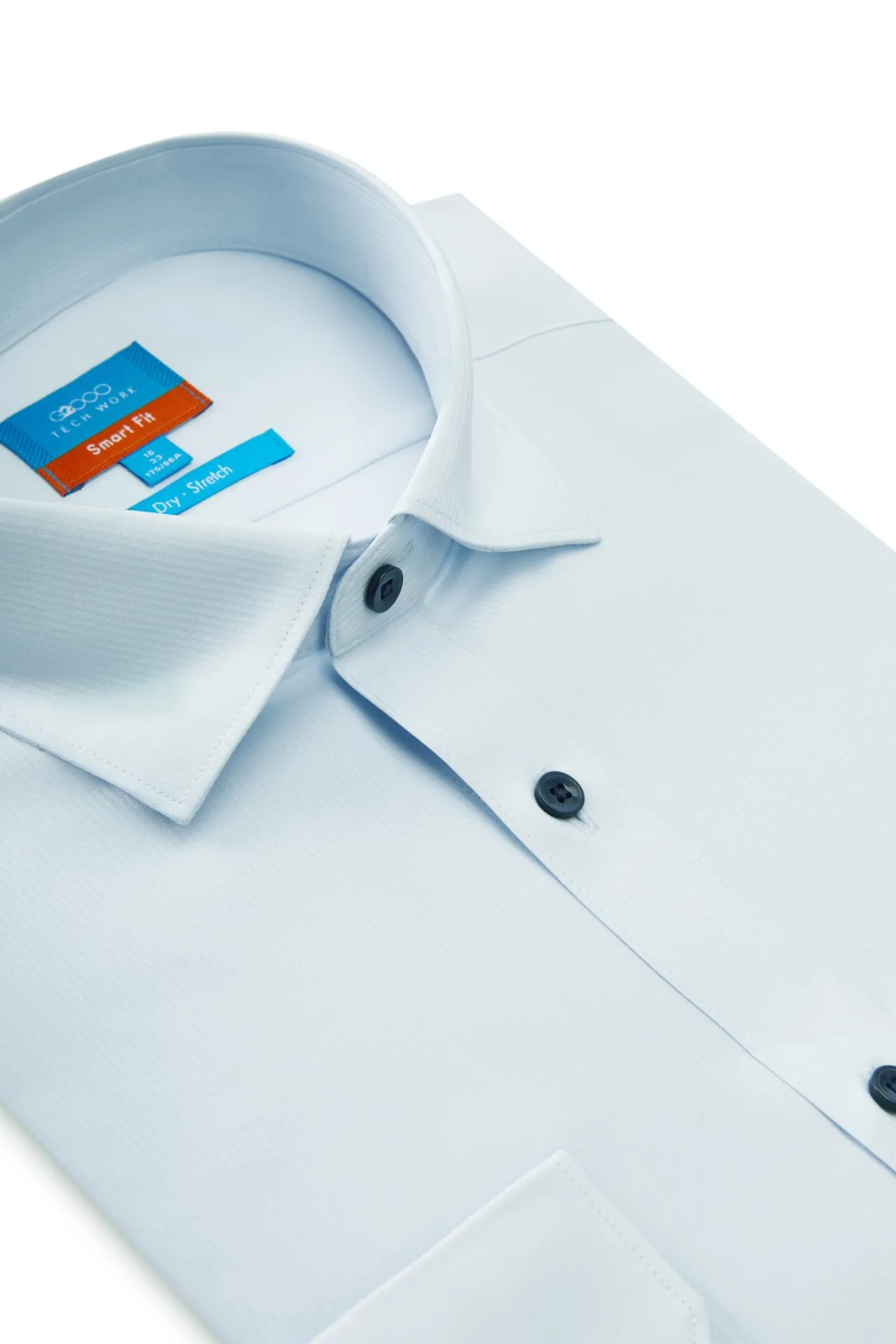 Non-Iron Dry Smart Fit Texture Stripe Shirt