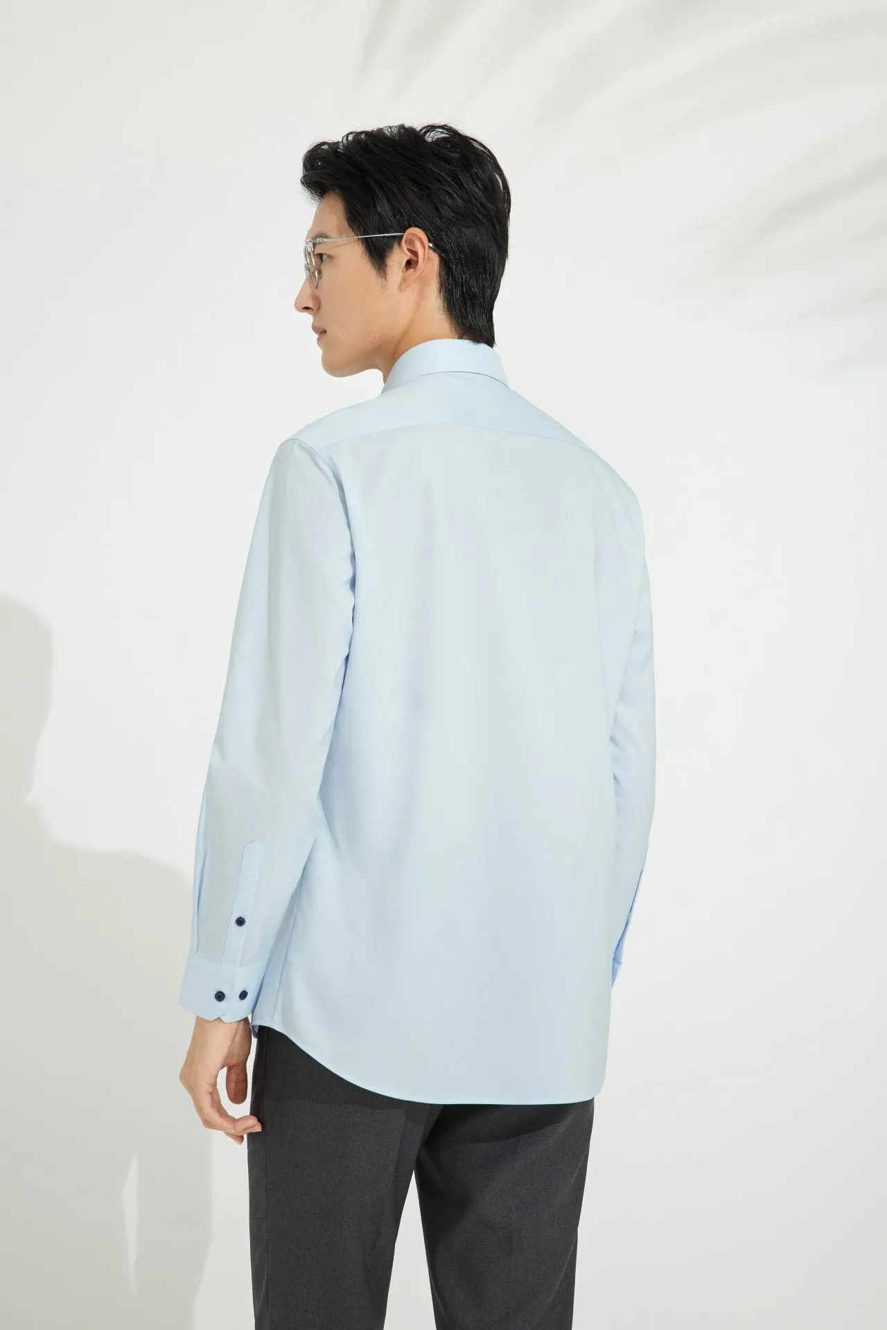 Non-Iron Dry Smart Fit Texture Stripe Shirt