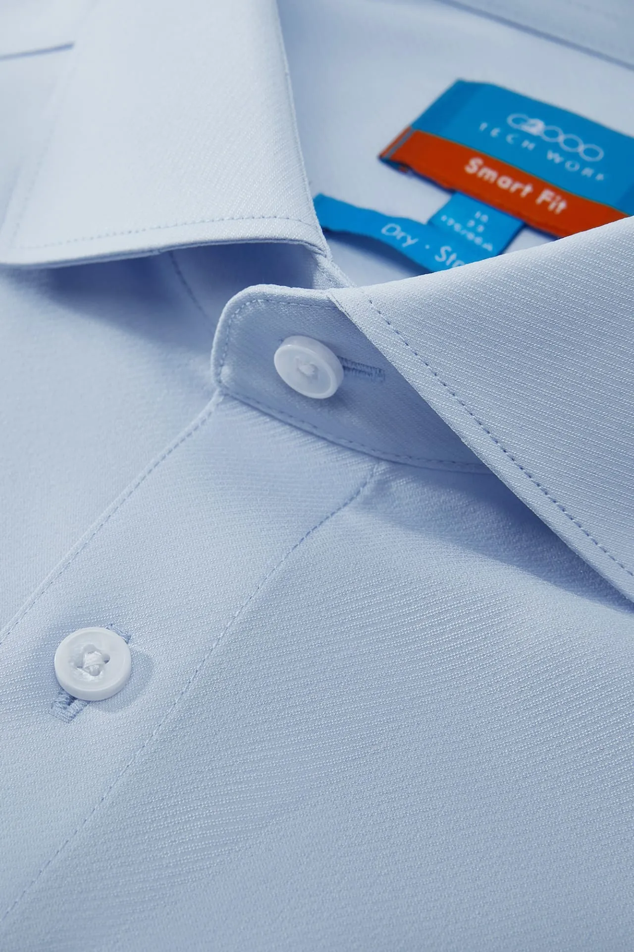 Non-Iron Dry Strerch Smart Fit Twill Shirt