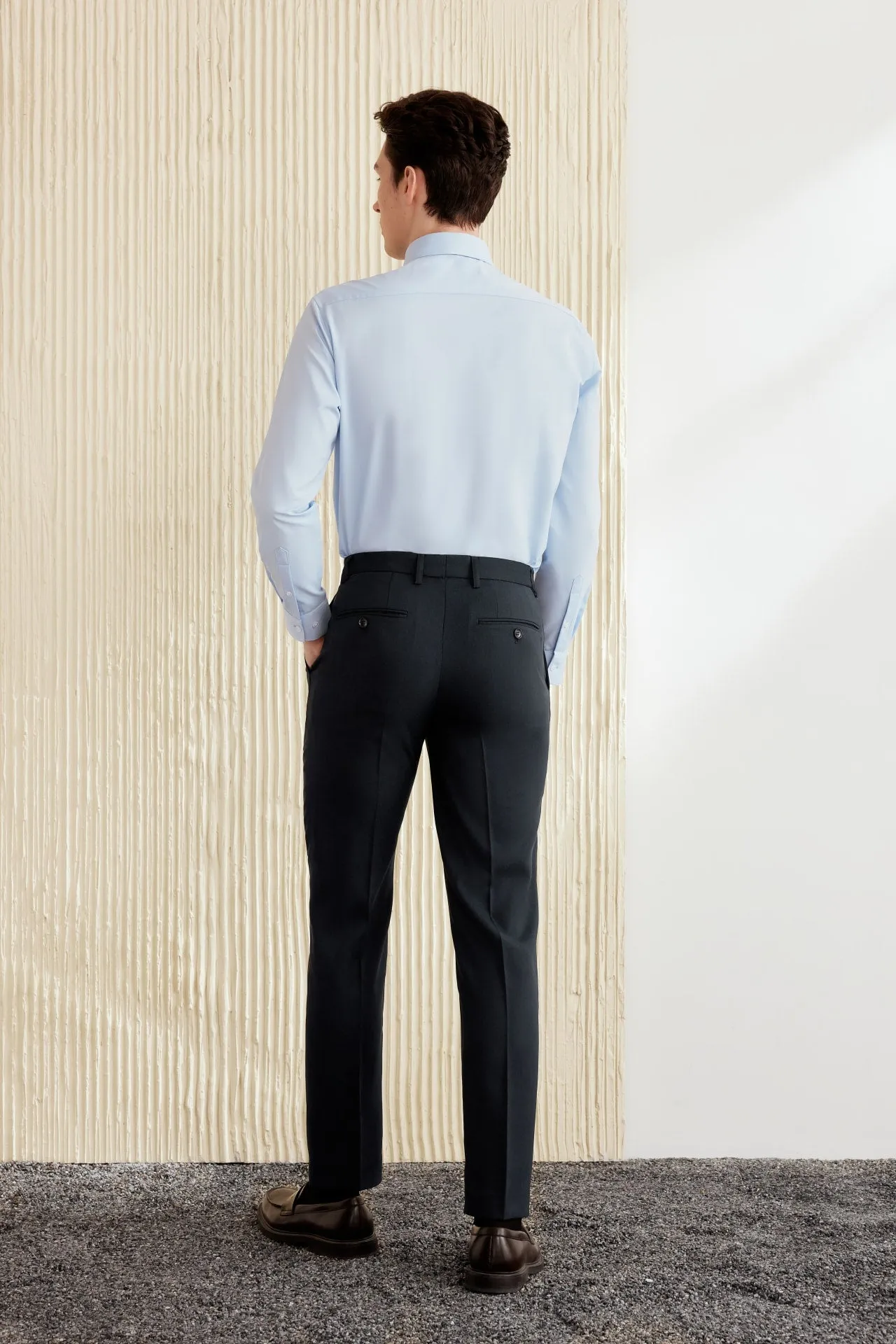 Non-Iron Dry Strerch Smart Fit Twill Shirt