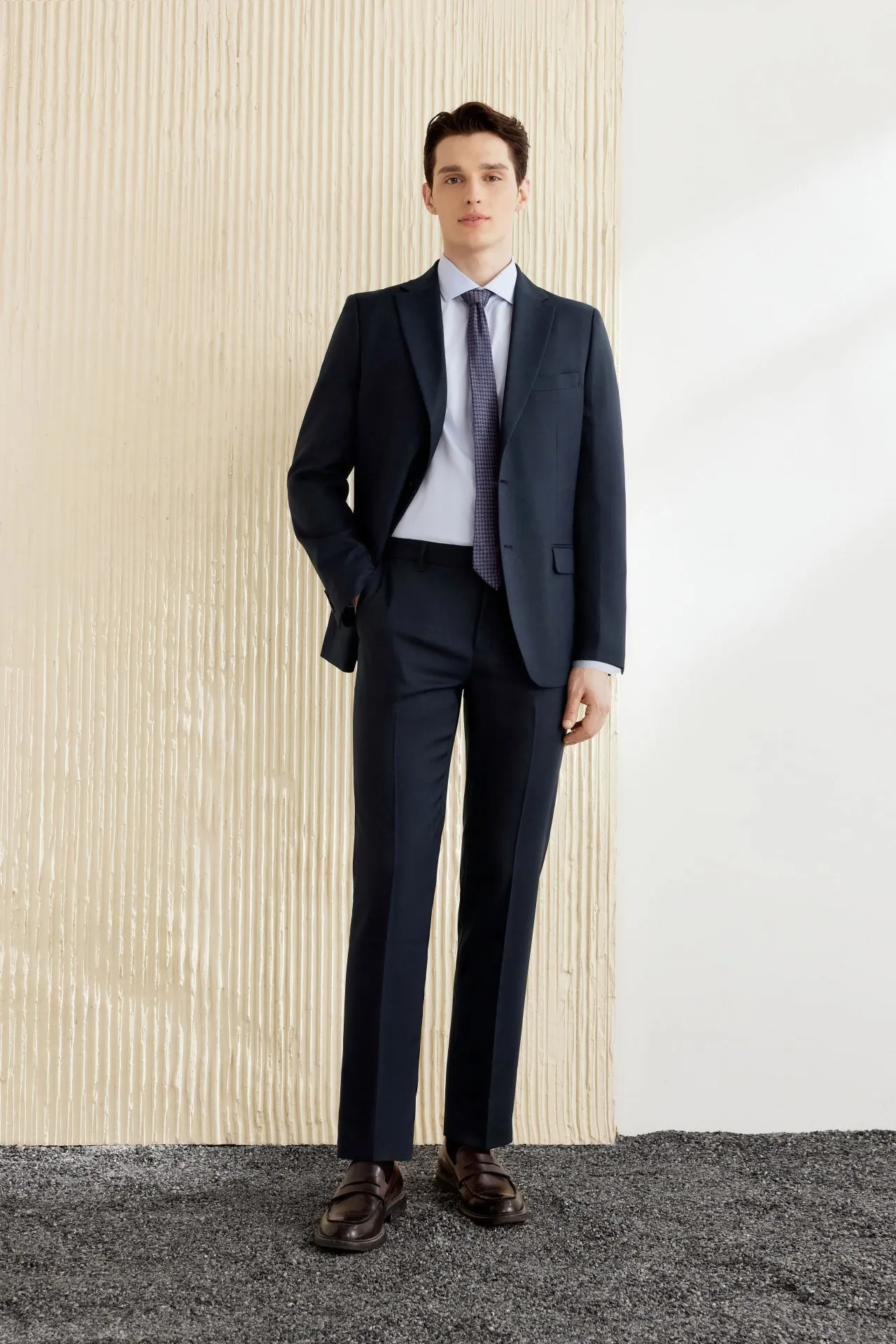 Non-Iron Dry Strerch Smart Fit Twill Shirt