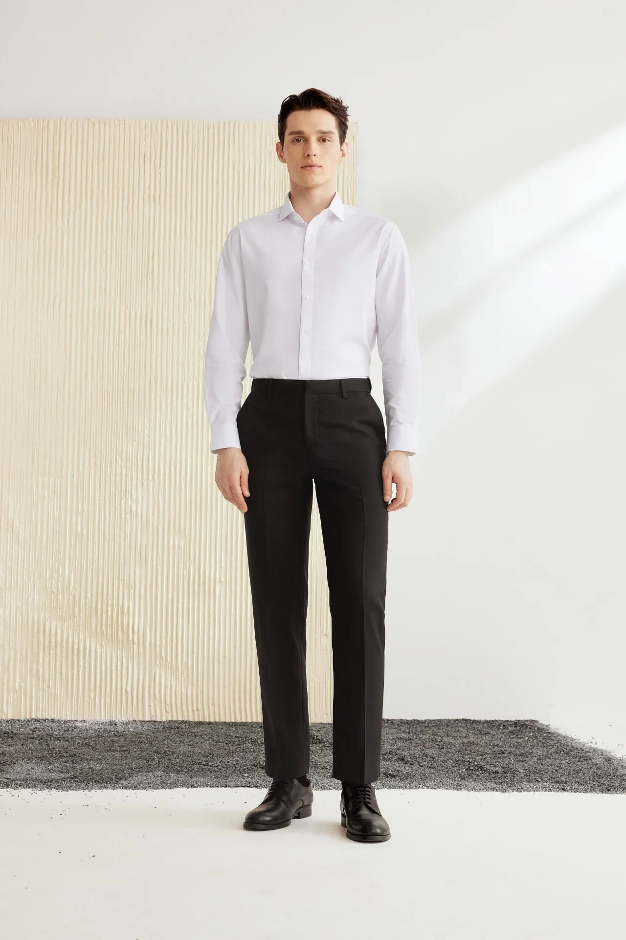 Non-Iron Dry Strerch Smart Fit Twill Shirt
