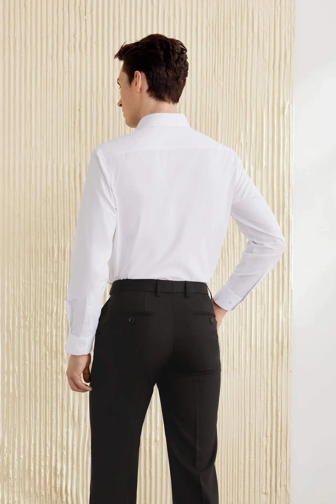 Non-Iron Dry Strerch Smart Fit Twill Shirt
