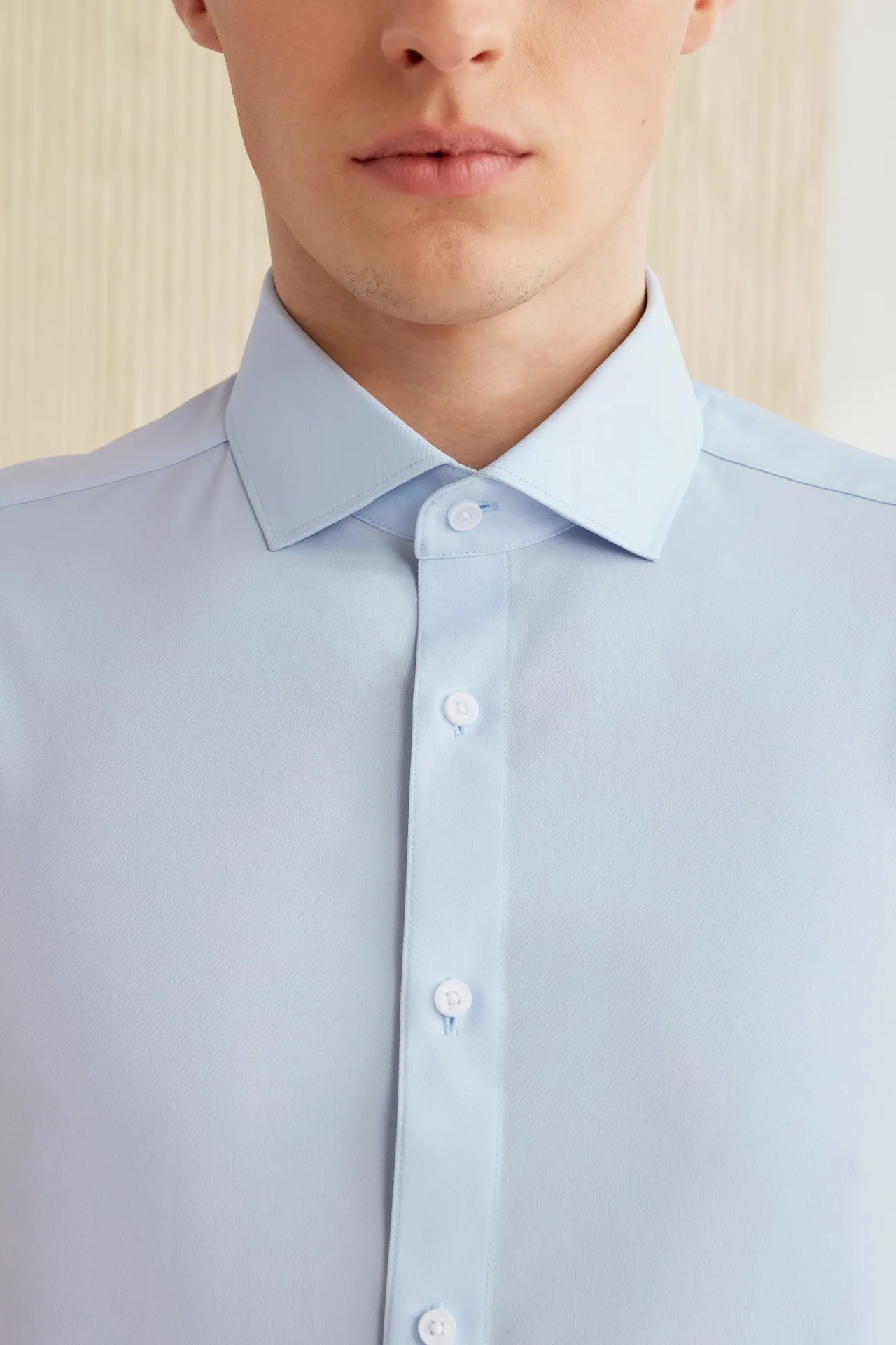 Non-Iron Dry Strerch Smart Fit Twill Shirt