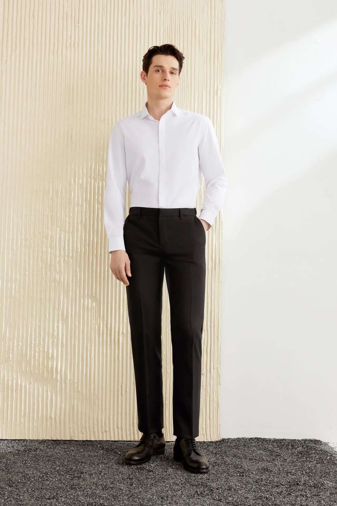 Non-Iron Dry Strerch Smart Fit Twill Shirt