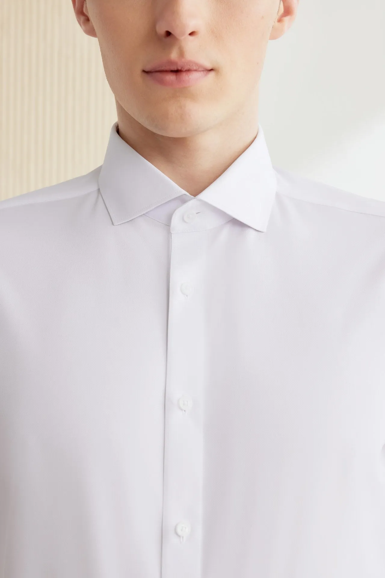 Non-Iron Dry Strerch Smart Fit Twill Shirt