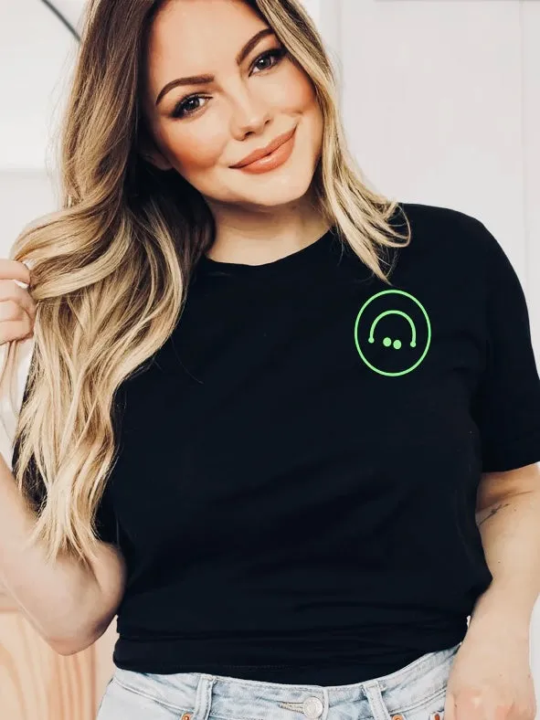 On My Husband's Last Nerve Tee - Black