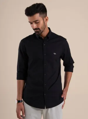 Onyx Oxford Shirt
