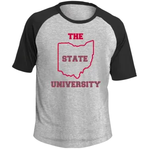 OSU-Inspired Colorblock Raglan Jersey