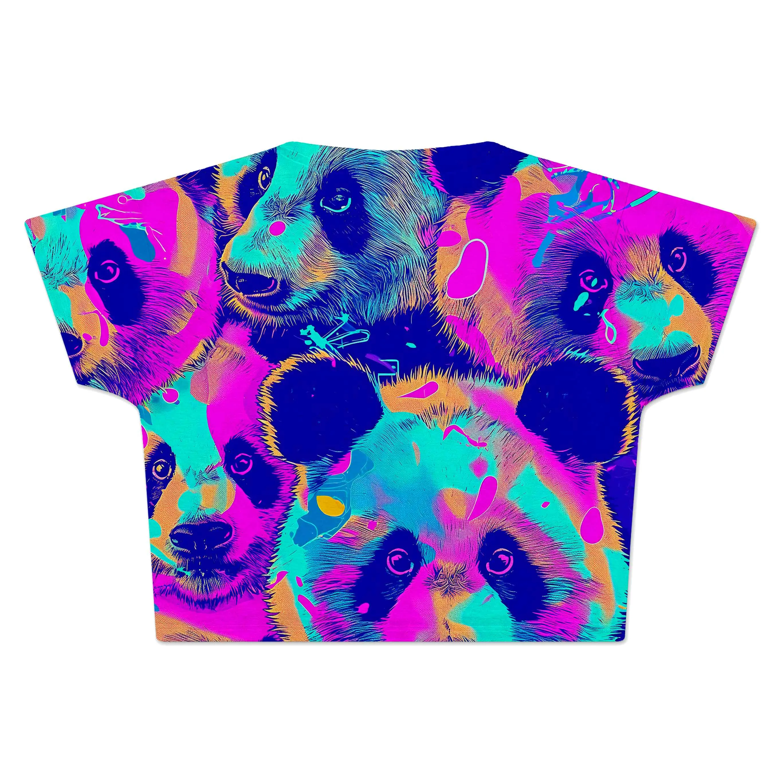 Panda Melt Crop Tee