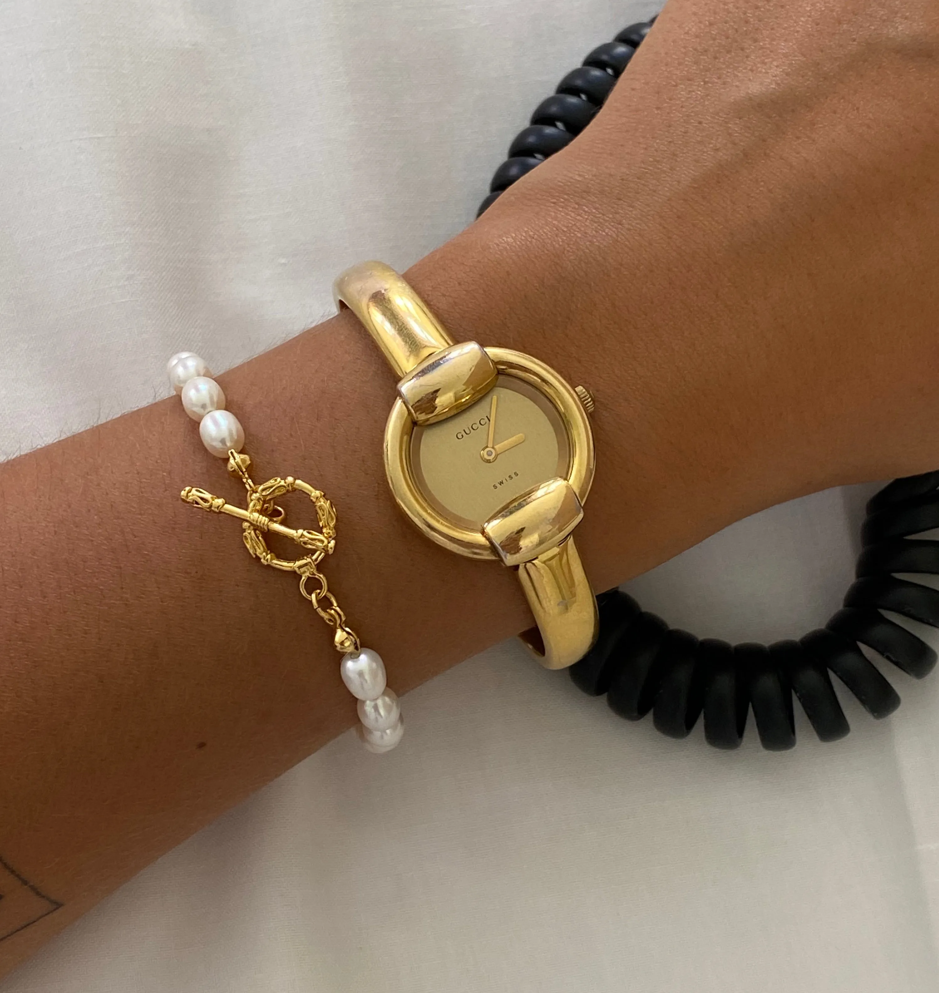 Pearl Toggle Bracelet
