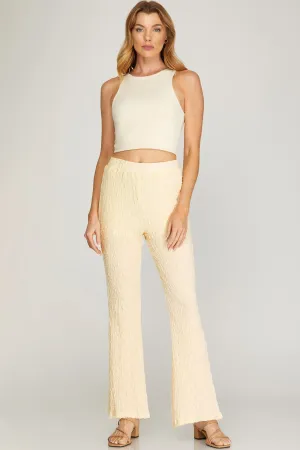 Perfect Day Textured Knit Pant