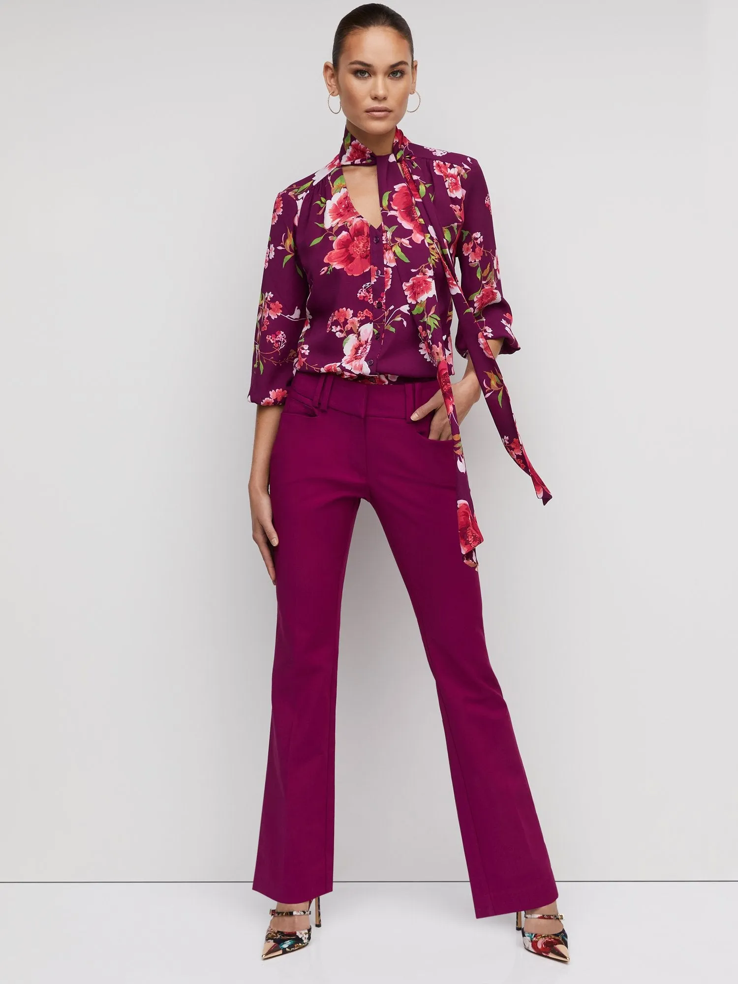 Petite Mid-Rise Modern-Fit Bootcut Pant - All Season Stretch