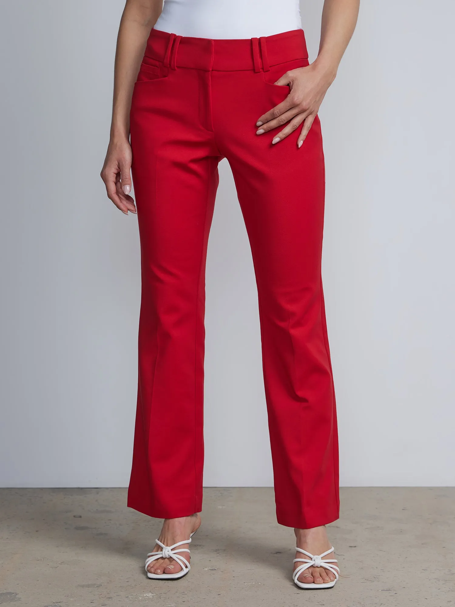 Petite Mid-Rise Modern-Fit Bootcut Pant - All Season Stretch