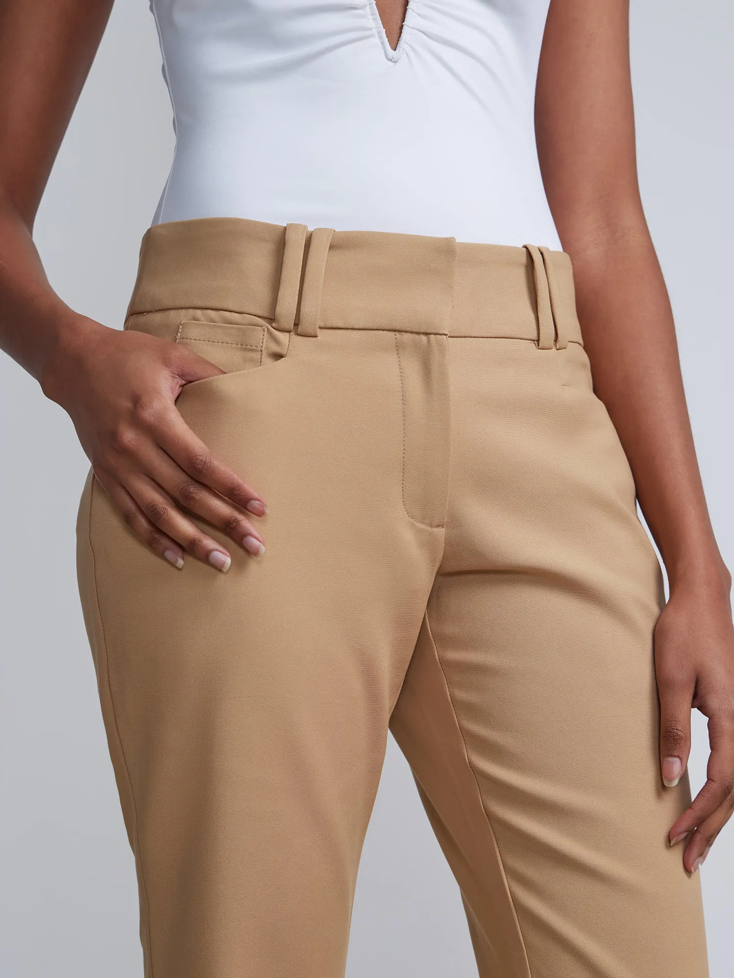 Petite Mid-Rise Modern-Fit Bootcut Pant - All Season Stretch