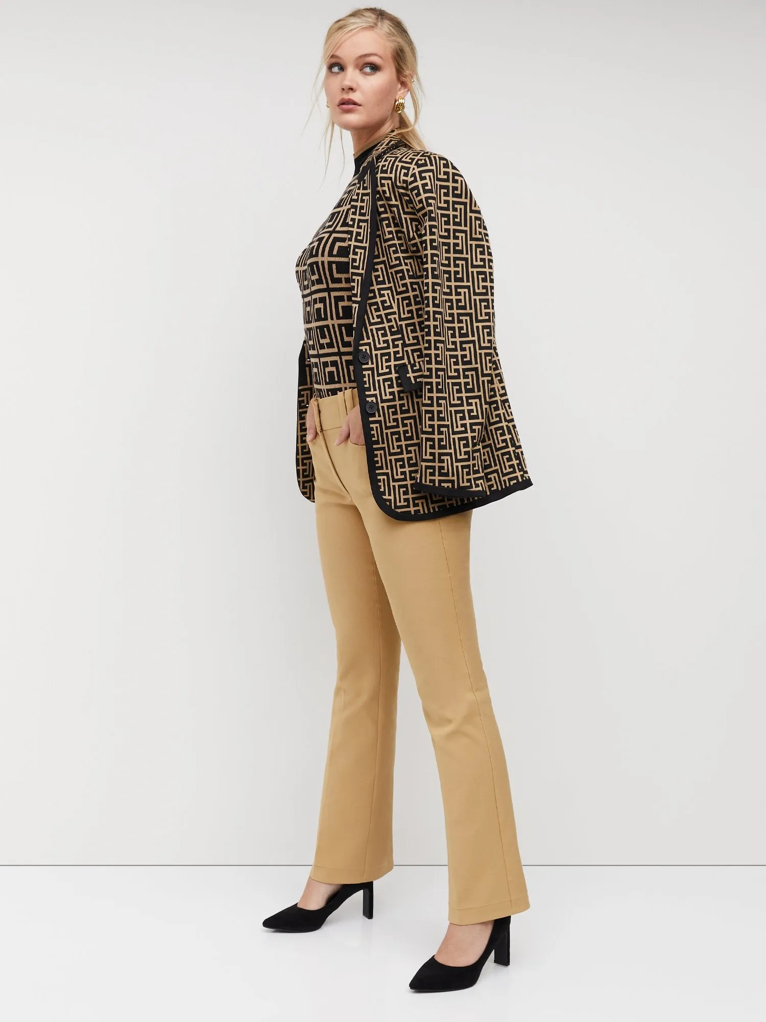 Petite Mid-Rise Modern-Fit Bootcut Pant - All Season Stretch