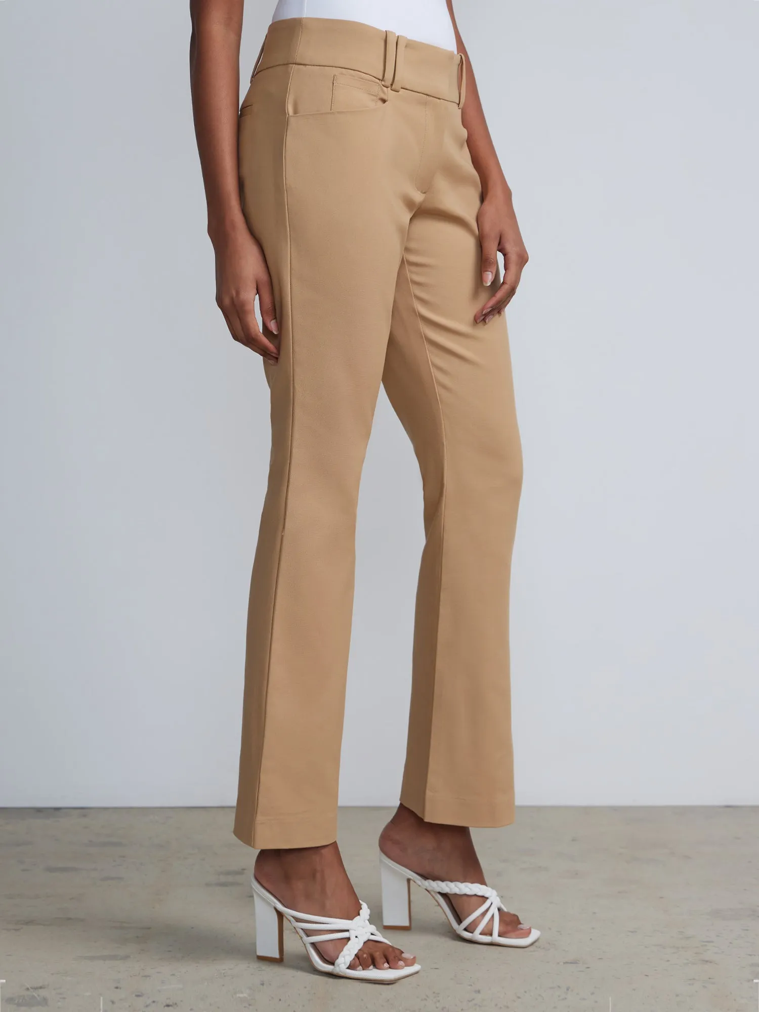 Petite Mid-Rise Modern-Fit Bootcut Pant - All Season Stretch