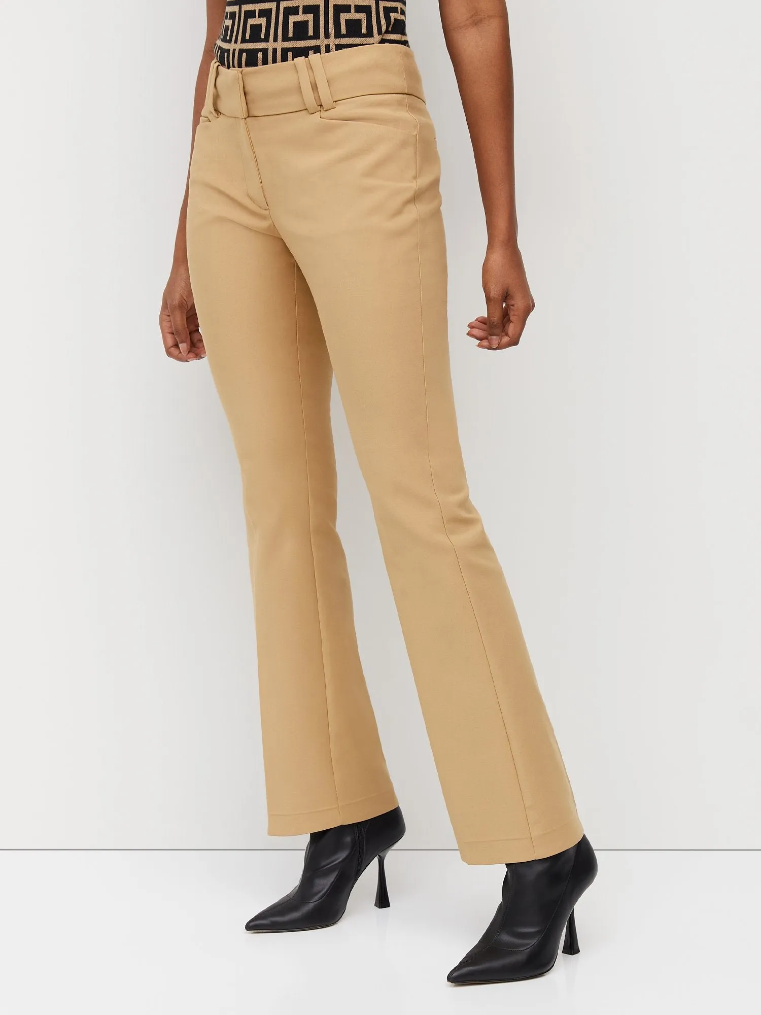 Petite Mid-Rise Modern-Fit Bootcut Pant - All Season Stretch