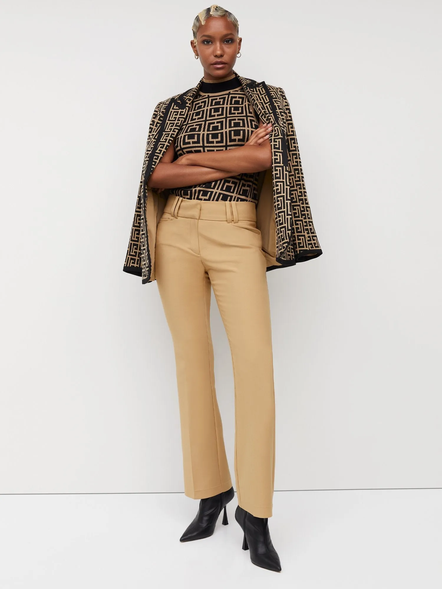 Petite Mid-Rise Modern-Fit Bootcut Pant - All Season Stretch