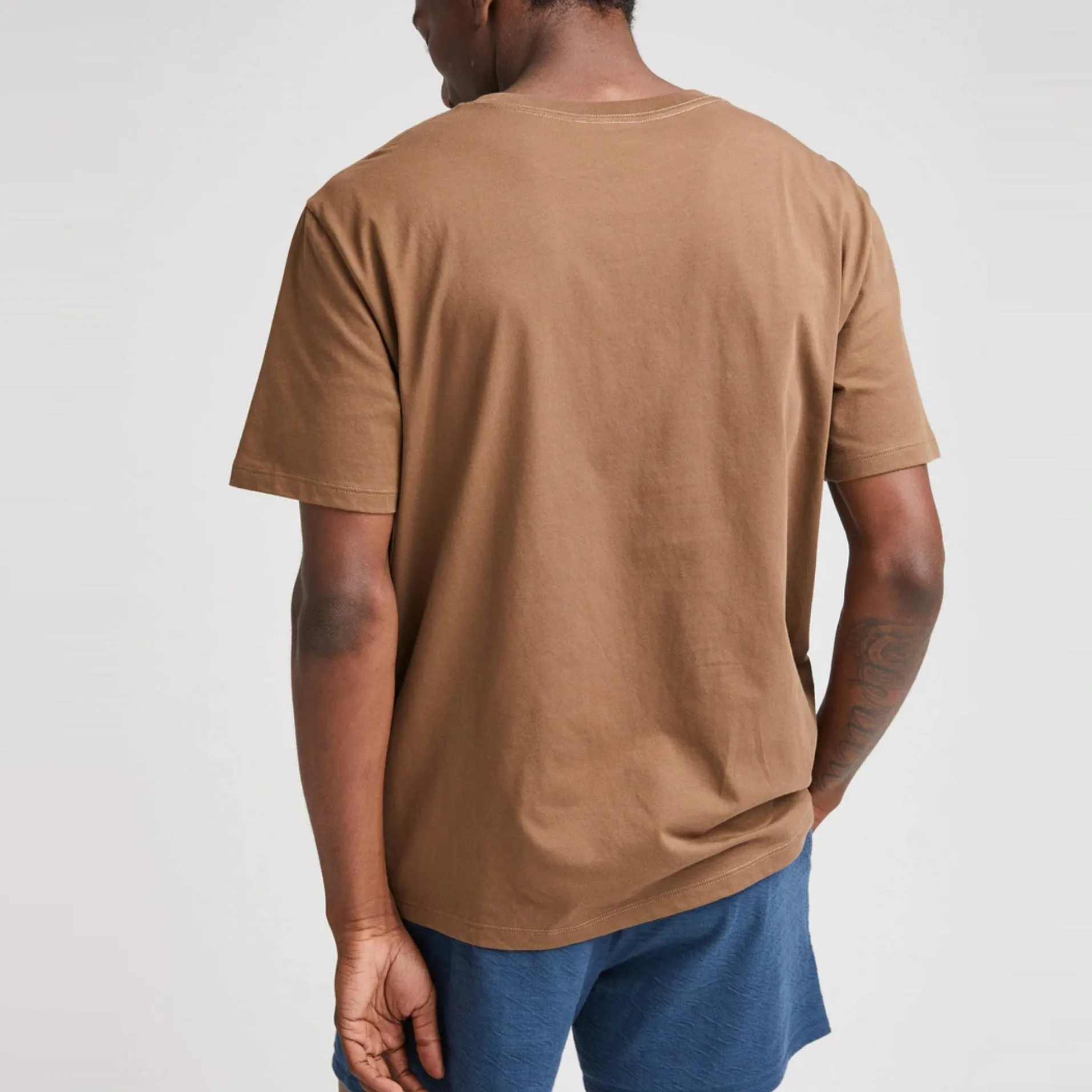 Pima Cotton Pocket Tee (Morning Roast)