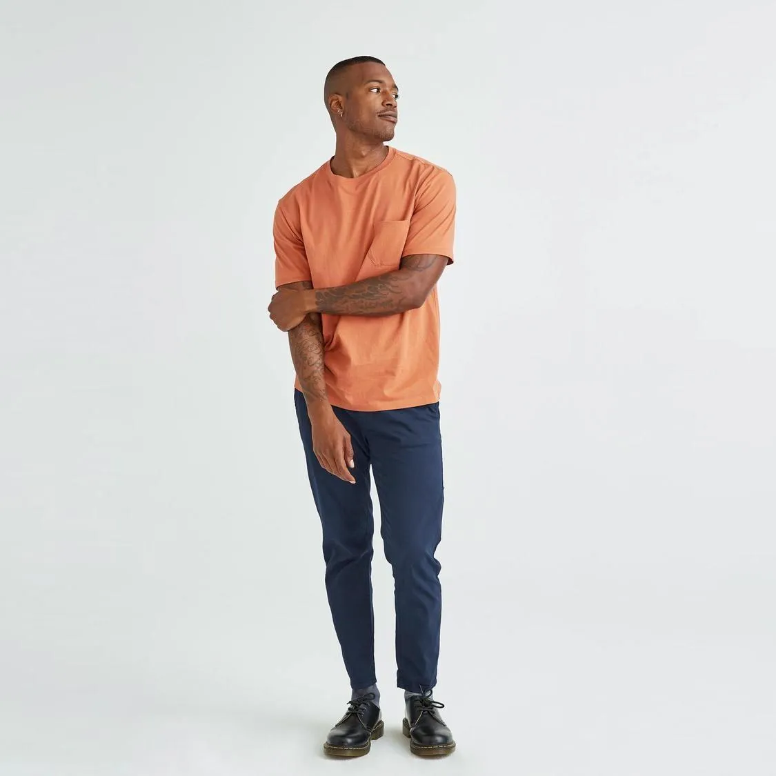 Pima Cotton Pocket Tee (Redwood)
