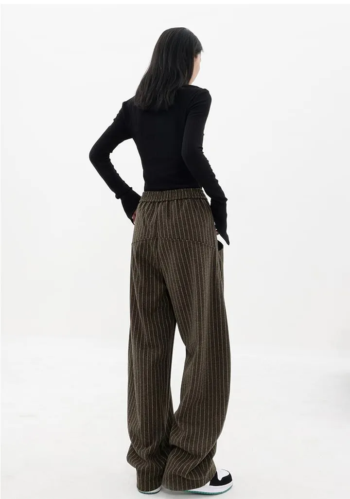 Pinstripe Zip Pants