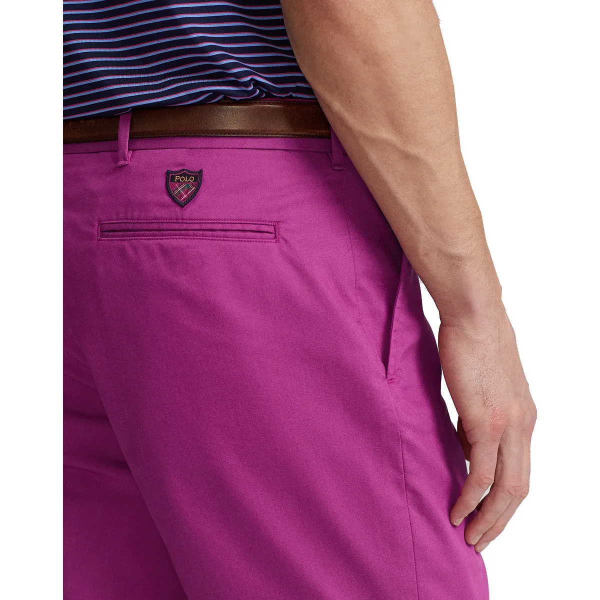 Polo Golf Ralph Lauren Classic Fit Performance Chino Links Pink Mens Golf Shorts