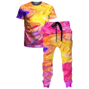 Psychedelic Aftershock T-Shirt and Joggers Combo