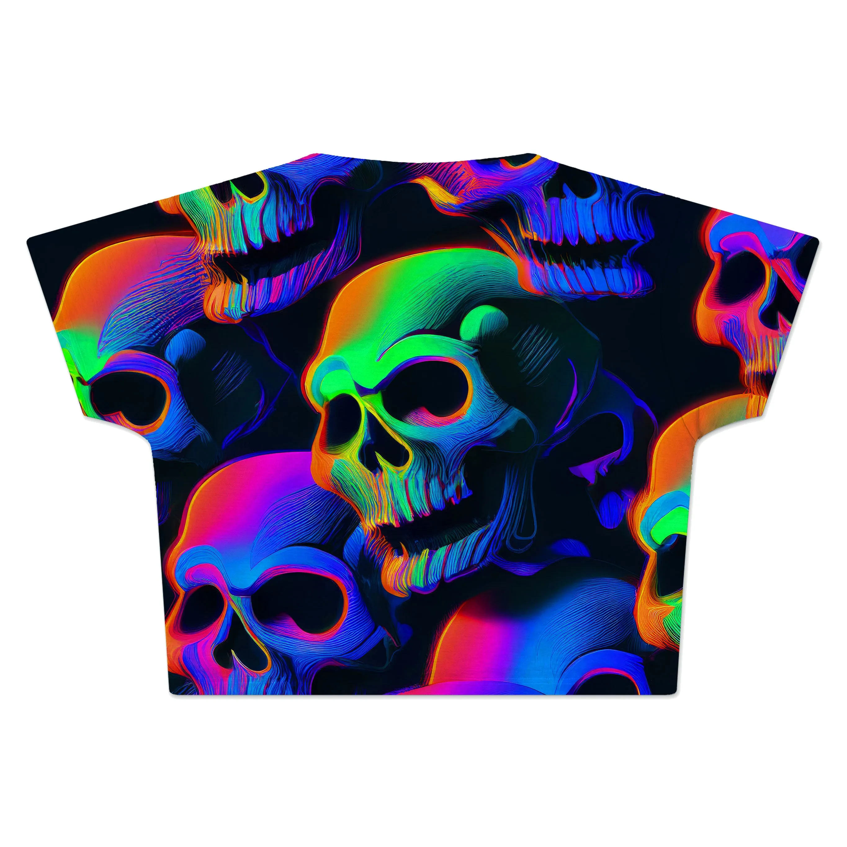Psychedelic Nightmare Crop Tee