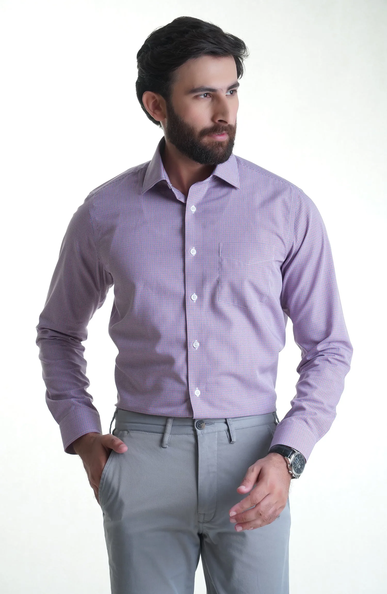 Purple Cotton Shirt