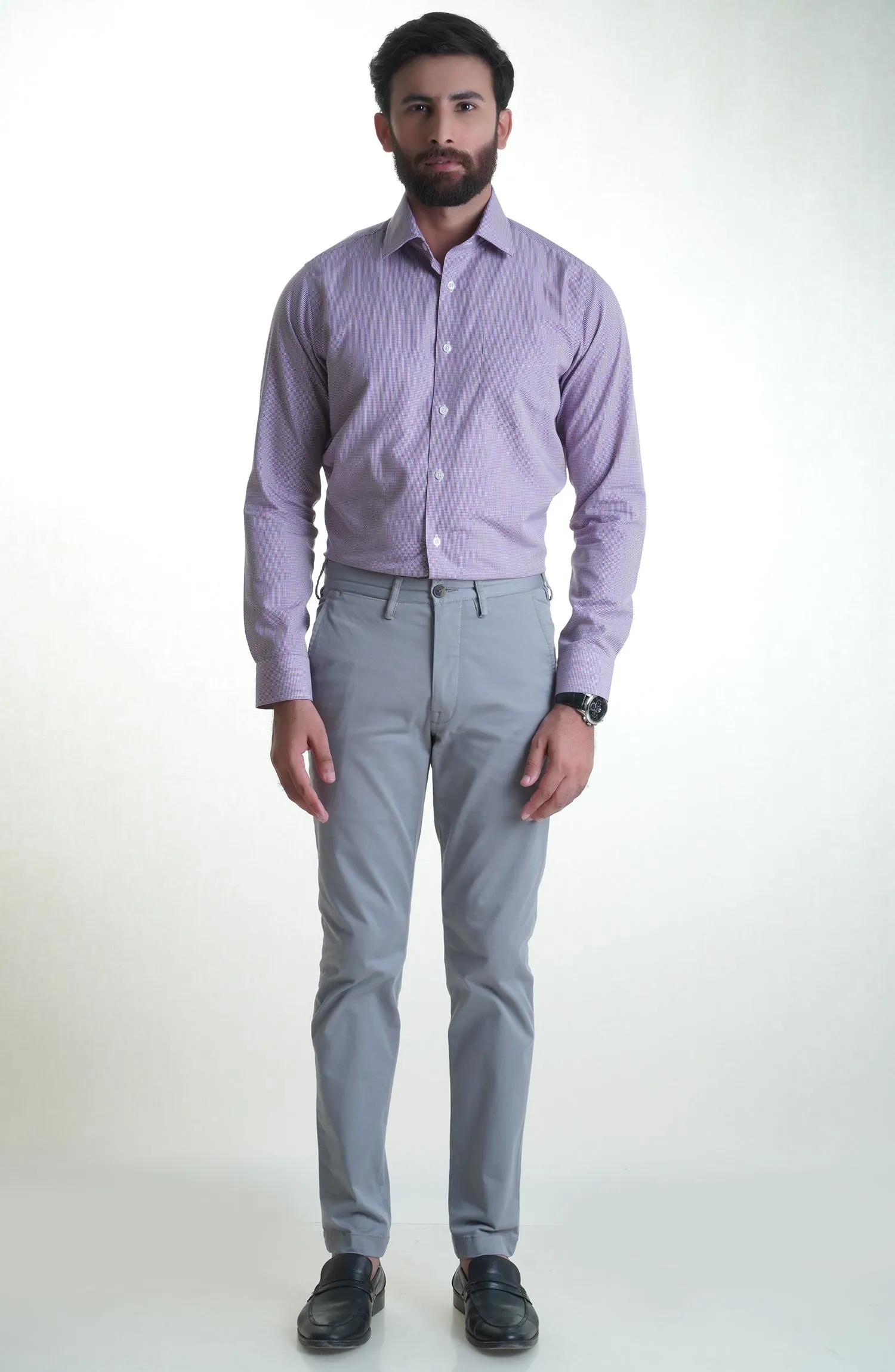 Purple Cotton Shirt