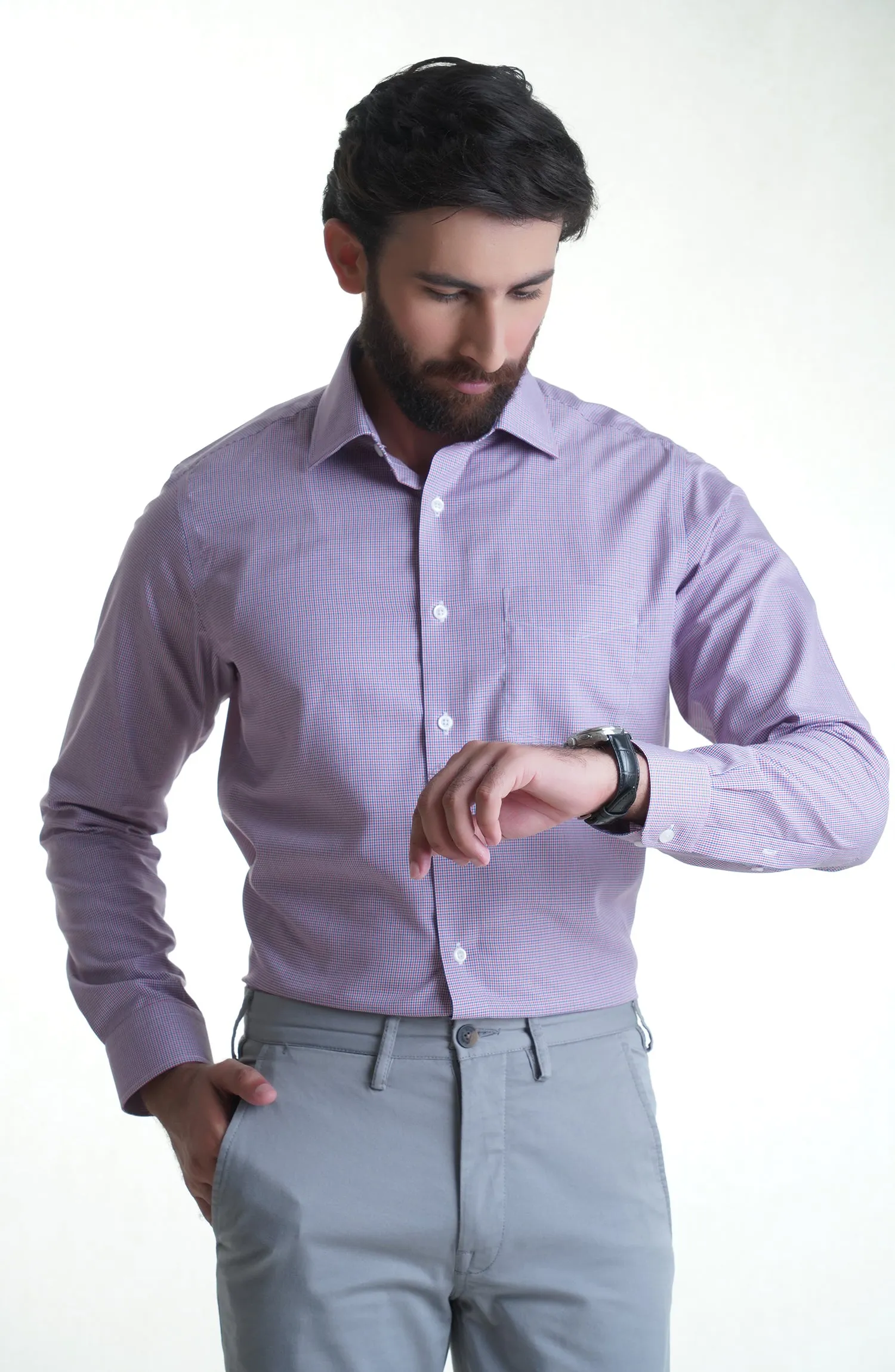 Purple Cotton Shirt