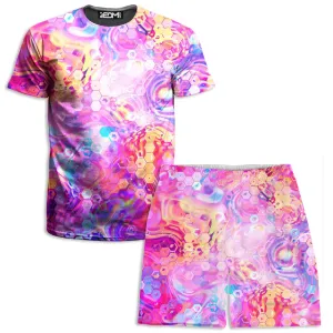 Purple Mirage T-Shirt and Shorts Combo