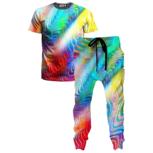 Rainbow Prism T-Shirt and Joggers Combo