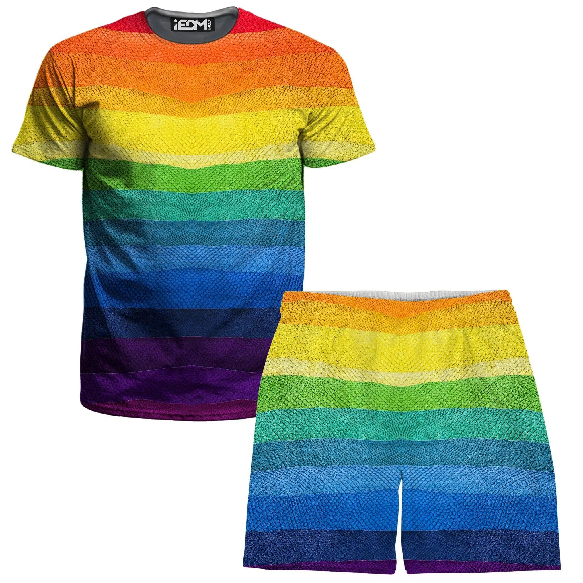 Rainbow Snake T-Shirt and Shorts Combo
